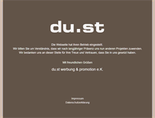 Tablet Screenshot of dust.de